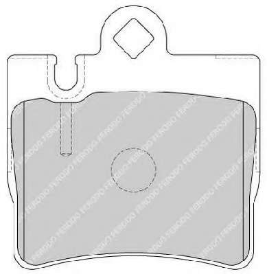 Комплект тормозных колодок, дисковый тормоз
