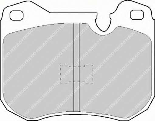Комплект тормозных колодок, дисковый тормоз