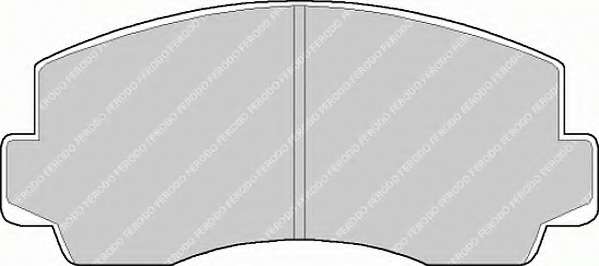 Комплект тормозных колодок, дисковый тормоз