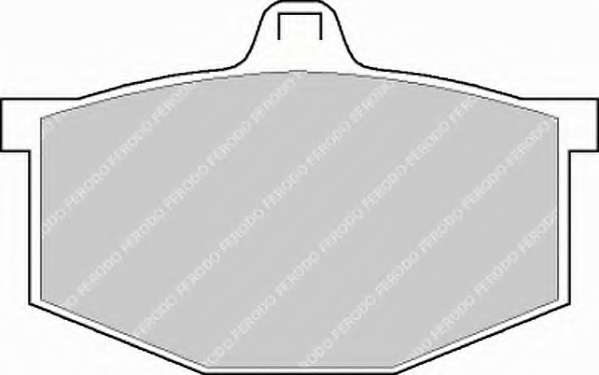 Комплект тормозных колодок, дисковый тормоз