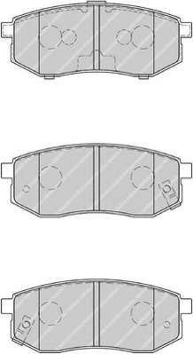 Комплект тормозных колодок, дисковый тормоз