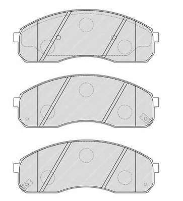 Комплект тормозных колодок, дисковый тормоз