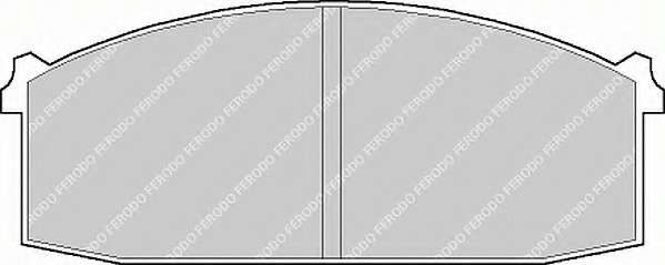 Комплект тормозных колодок, дисковый тормоз