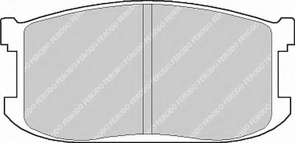 Комплект тормозных колодок, дисковый тормоз
