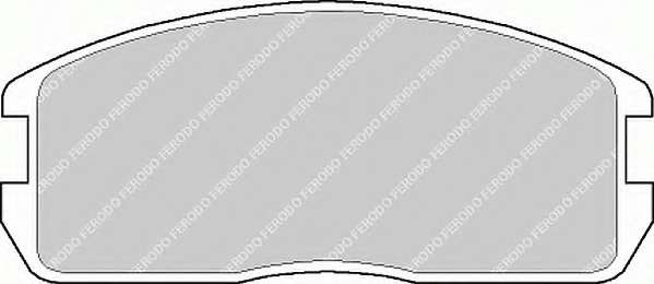 Комплект тормозных колодок, дисковый тормоз