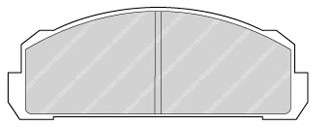 Комплект тормозных колодок, дисковый тормоз