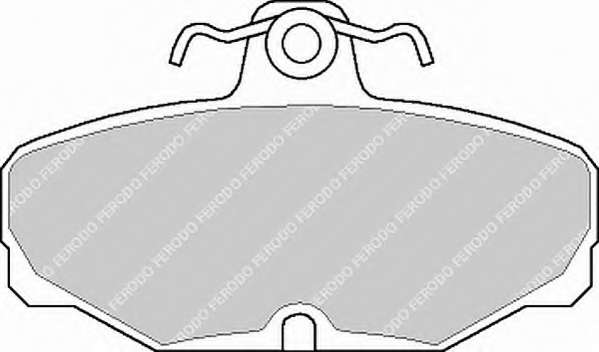 Комплект гальмівних колодок