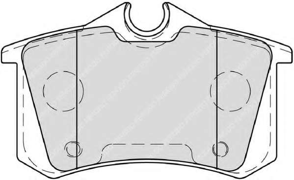 Комплект тормозных колодок, дисковый тормоз