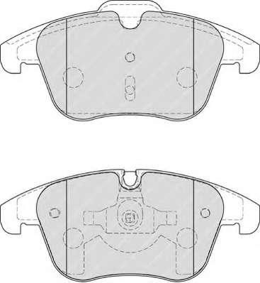 Комплект тормозных колодок, дисковый тормоз