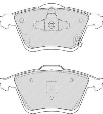Комплект тормозных колодок, дисковый тормоз