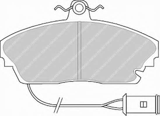 Комплект тормозных колодок, дисковый тормоз