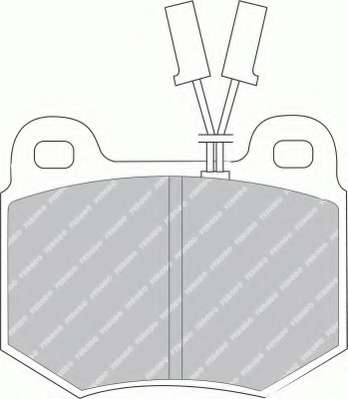Комплект тормозных колодок, дисковый тормоз