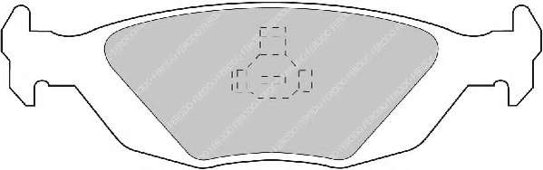 Комплект тормозных колодок, дисковый тормоз
