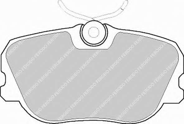 Комплект тормозных колодок, дисковый тормоз