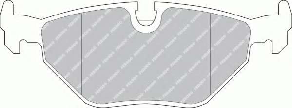 Комплект гальмівних колодок з 4 шт. дисків