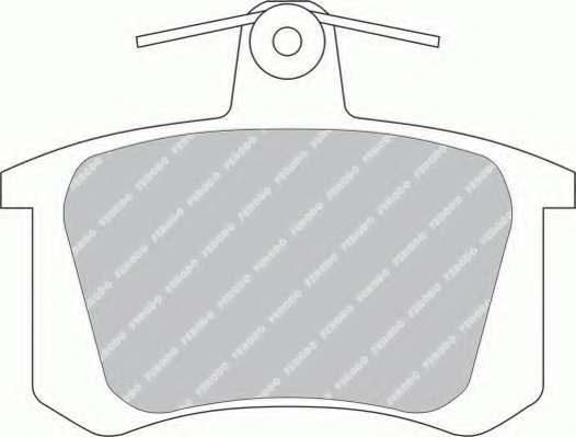 Комплект тормозных колодок, дисковый тормоз