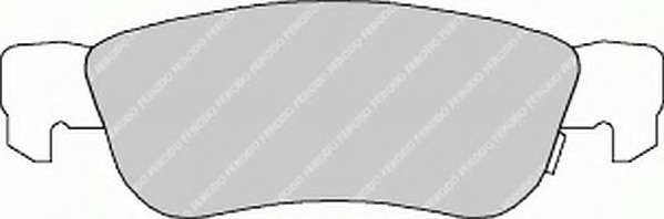 Комплект тормозных колодок, дисковый тормоз