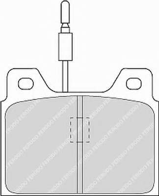 Комплект тормозных колодок, дисковый тормоз