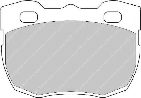 Комплект тормозных колодок, дисковый тормоз