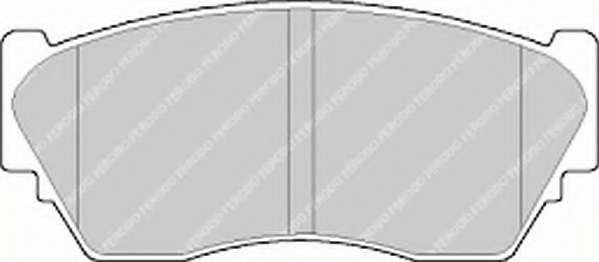 Комплект тормозных колодок, дисковый тормоз