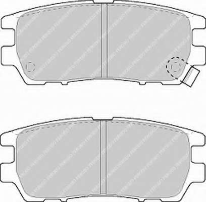Комплект тормозных колодок, дисковый тормоз