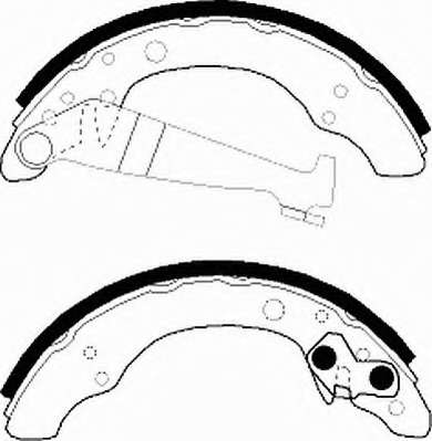 Колодки гальмівні барабанні