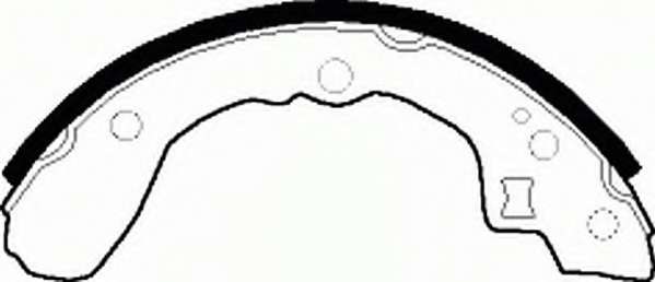 Комплект тормозных колодок