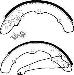 Комплект тормозных колодок