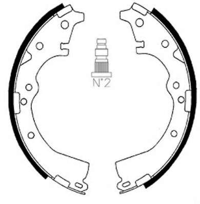 Комплект тормозных колодок