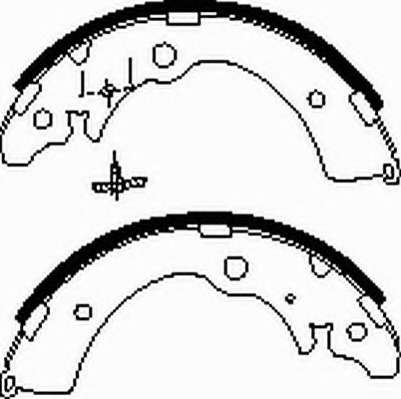 Комплект тормозных колодок