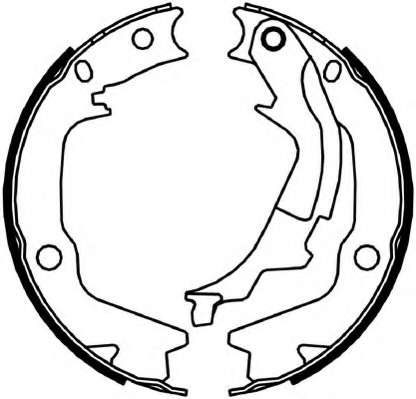 Колодки гальмівні барабанні