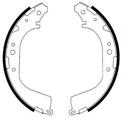 Комплект тормозных колодок