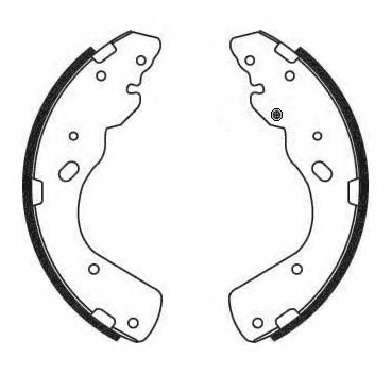 Тормозные колодки барабанные