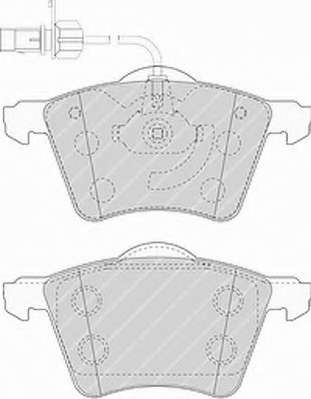 Гальмівні колодки барабанні