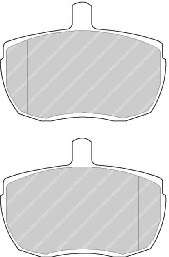 Комплект тормозных колодок, дисковый тормоз