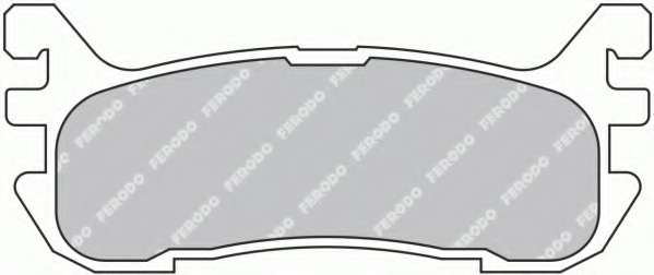 Комплект тормозных колодок, дисковый тормоз