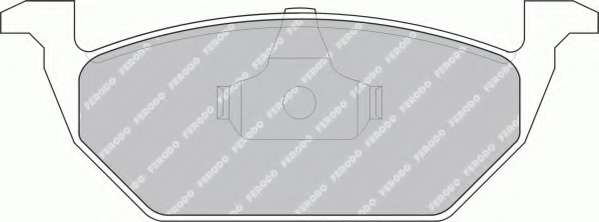 Комплект тормозных колодок, дисковый тормоз