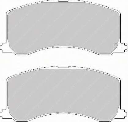 Комплект тормозных колодок, дисковый тормоз