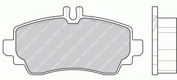 Комплект тормозных колодок, дисковый тормоз