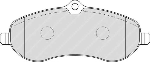 Комплект тормозных колодок, дисковый тормоз