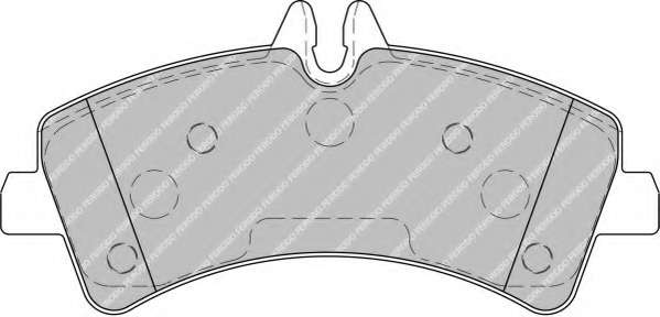 Комплект тормозных колодок, дисковый тормоз