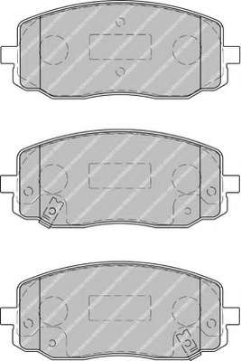 Комплект тормозных колодок, дисковый тормоз