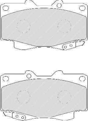 Комплект тормозных колодок, дисковый тормоз