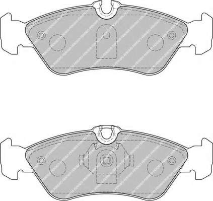 Комплект тормозных колодок, дисковый тормоз