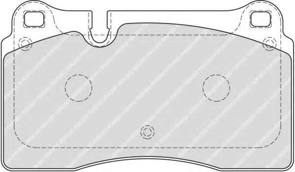 Комплект тормозных колодок, дисковый тормоз