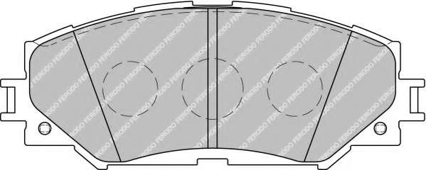 Комплект тормозных колодок, дисковый тормоз