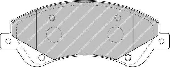Комплект тормозных колодок, дисковый тормоз
