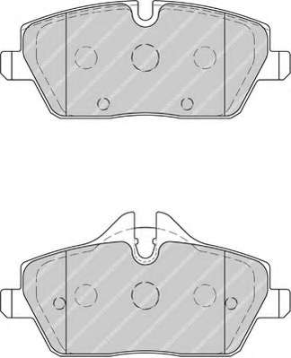 Комплект тормозных колодок, дисковый тормоз