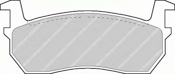 Комплект тормозных колодок, дисковый тормоз