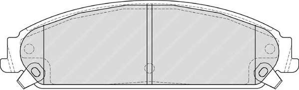 Комплект тормозных колодок, дисковый тормоз